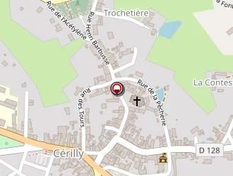 Carte de Terralim à Cérilly