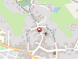 Carte de Cordeau Pierre à Cérilly