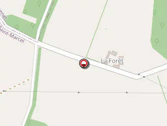 Carte de Les Mersans à Saint-marcel