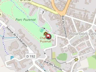 Carte de Bourdier Romain à Bourbon-lancy