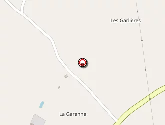 Carte de Pétreau Thierry à Saurais