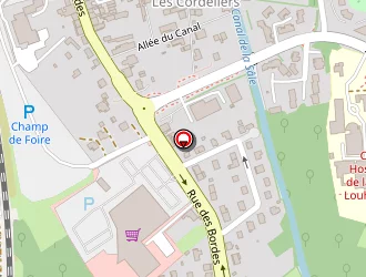 Carte de Centre Leclerc à Louhans