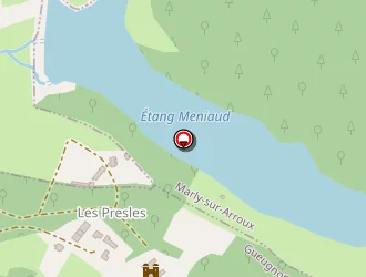 Carte de P.l.f.d. à Vendenesse-sur-arroux