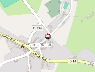 Carte de Terrain De Pétanque à Saint-plaisir