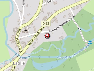 Carte de Cure à Latillé