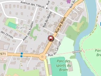 Carte de Centre Nautique à Louhans