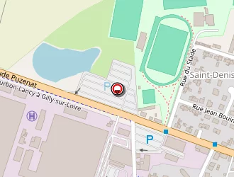 Carte de La Plume à Bourbon-lancy