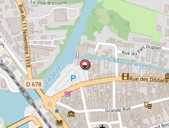 Carte de Régie Touillier à Louhans