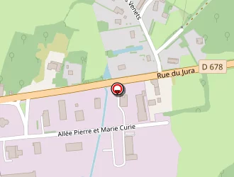 Carte de Alliance Piscine Polyester Constructions à Louhans