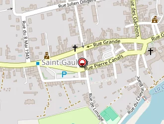 Carte de La Poste à Saint-gaultier