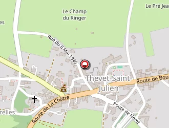 Carte de La Poste à Thevet-saint-julien