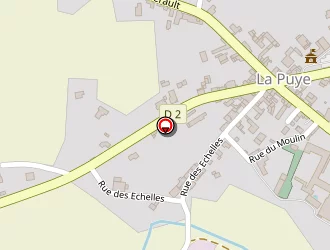 Carte de La Charmille à Puye (la)