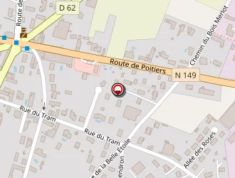 Carte de Des Clics à Vouillé