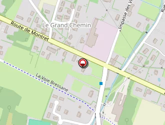 Carte de Complexe Sportif à Branges