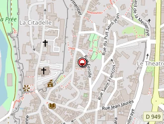 Carte de La Boutique Traiteur De Sébastien Brosseau à Parthenay