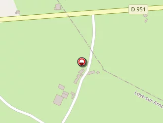 Carte de East Beverly à Loye-sur-arnon