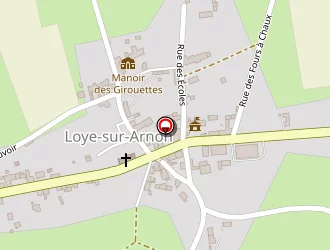 Carte de Auberge De Loye S Arnon à Loye-sur-arnon