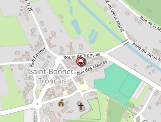 Carte de La Poste à Saint-bonnet-tronçais