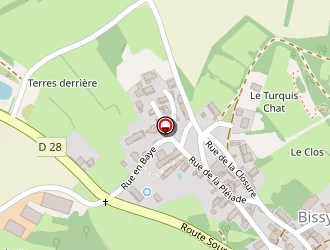 Carte de Vanier Catherine à Bissy-sur-fley