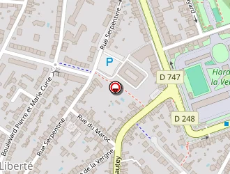 Carte de Ecole Elémentaire Publique Léonce Gluard à Roche-sur-yon (la)