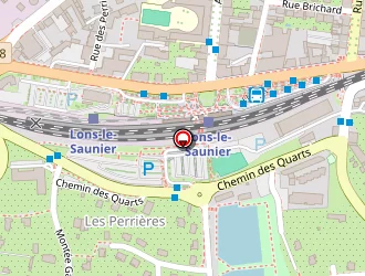 Carte de Jpsat à Lons-le-saunier