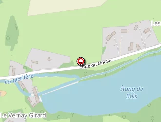 Carte de Vendroux Entreprise à Baudrières