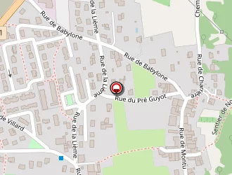 Carte de La Perrignoise à Perrigny