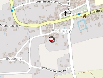 Carte de Fradin Claire à Archigny