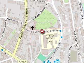 Carte de I.c.e.s (institut Catholique Etudes Supérieures) à Roche-sur-yon (la)