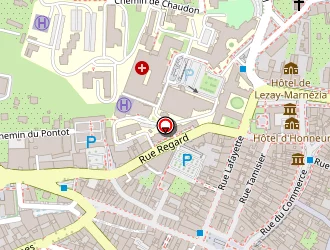 Carte de Espace Accueil à Lons-le-saunier