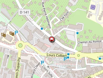 Carte de Auto Ecole Garnier à Lons-le-saunier