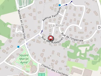 Carte de Coaxel à Montmorot