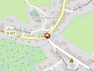 Carte de Bourricaud Alain à Chaux-neuve