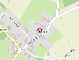 Carte de Jeandeau à Montret