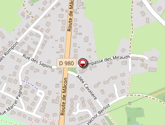 Carte de Educa-route Bourgogne à Blanzy