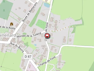 Carte de Gauthier Frédéric à Saillenard