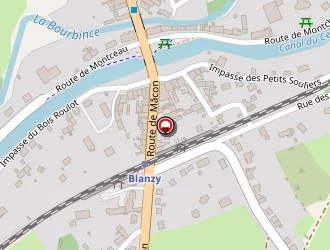 Carte de Centre Saint Exupery à Blanzy