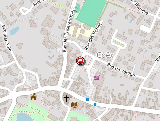 Carte de Coëx Ambulance à Coëx