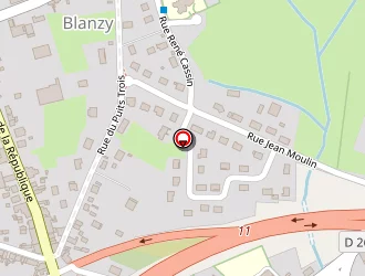 Carte de Pompiers à Blanzy