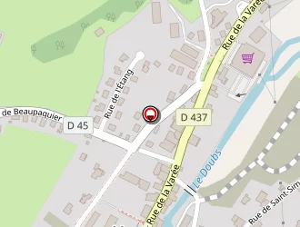 Carte de Presbytère à Mouthe