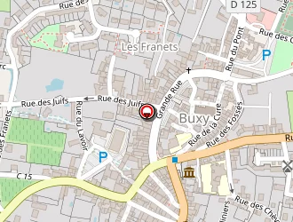 Carte de La Poste à Buxy