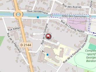 Carte de Trotignon à Saint-amand-montrond