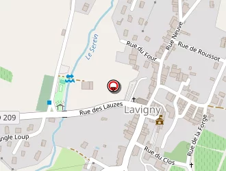 Carte de Butin Philippe à Lavigny