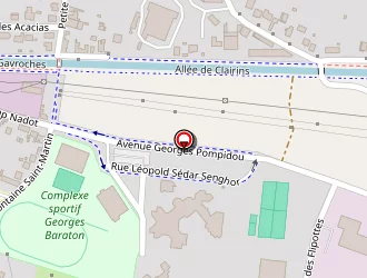 Carte de Complexe Georges Baraton à Saint-amand-montrond