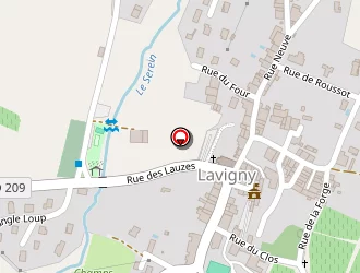 Carte de Bernard Emilie à Lavigny