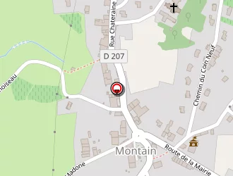 Carte de Nicolas Romain à Montain