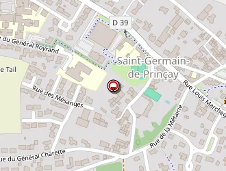 Carte de Terrain De Tennis à Saint-germain-de-prinçay