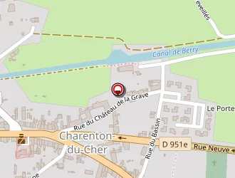 Carte de Gendarmerie Nationale à Charenton-du-cher