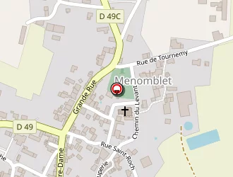 Carte de L'opale à Menomblet