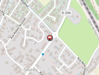 Carte de Ecole Elémentaire à Sevrey